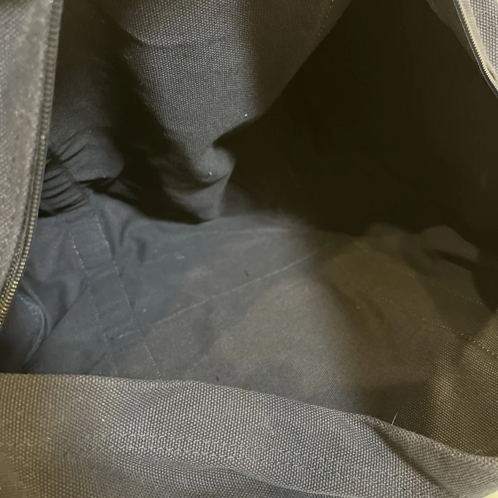 Birddogs Navy Blue‎ Duffle Gym Bag Canvas Travel Carry On Bag Logo No Straps